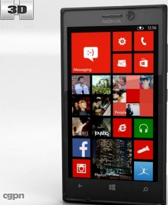 Nokia Lumia 9253d model