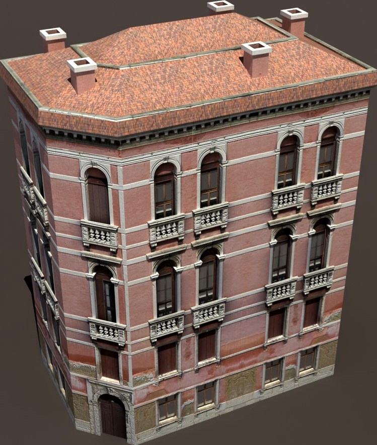 Venice Building #1473d model