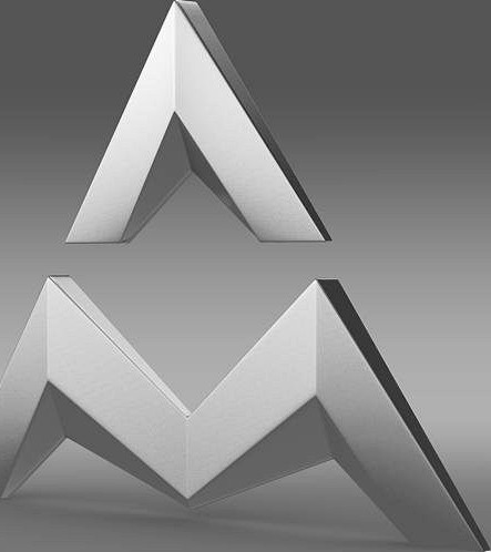 Maxus logo3d model