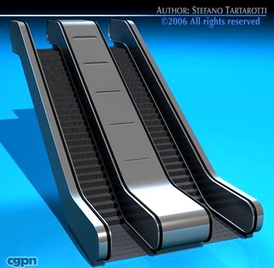Escalators3d model