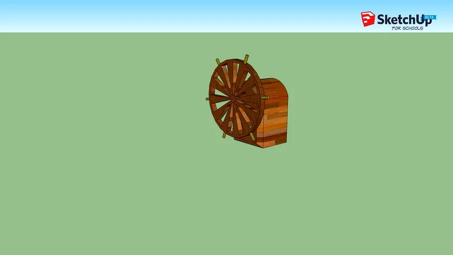 SketchUp for Schools steering wheel 3d model