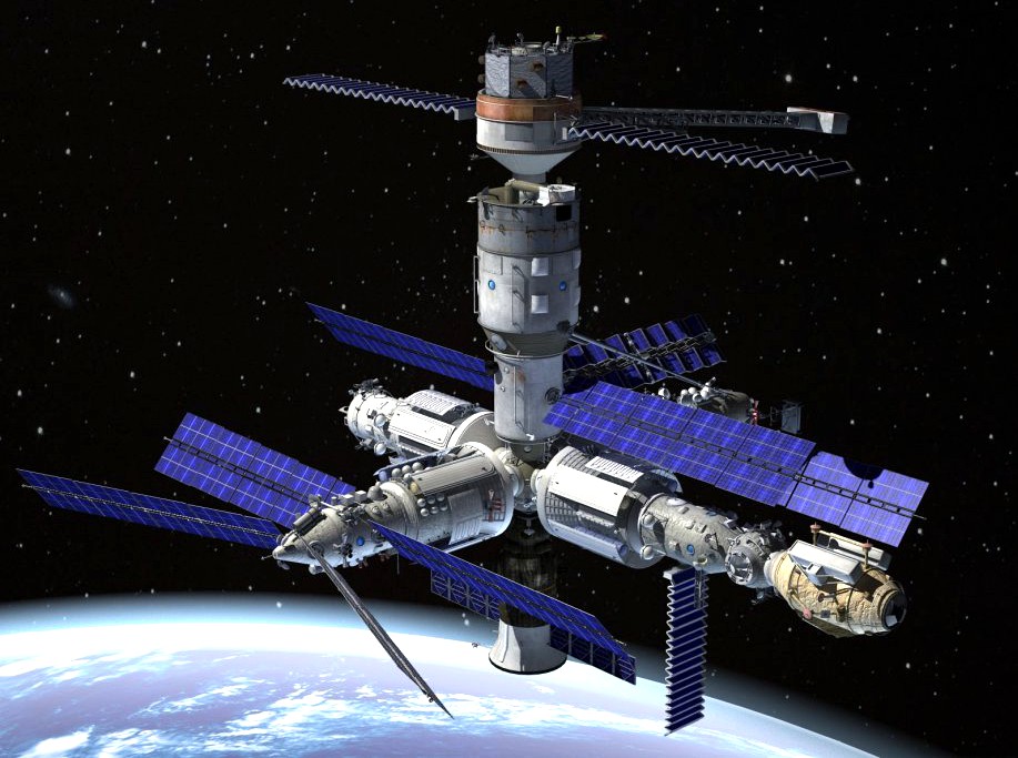 MIR Space Station Complex3d model