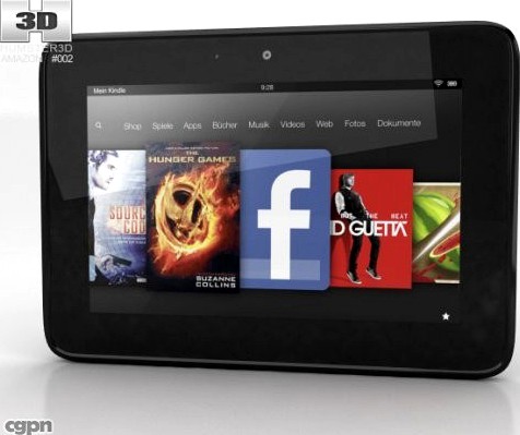 Amazon Kindle Fire HD 7 inches3d model