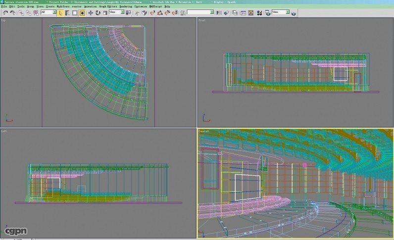 Lecture Hall 0053d model