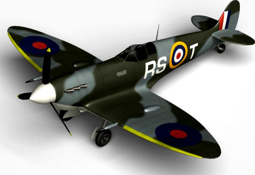 Supermarine Spitfire Mk V3d model