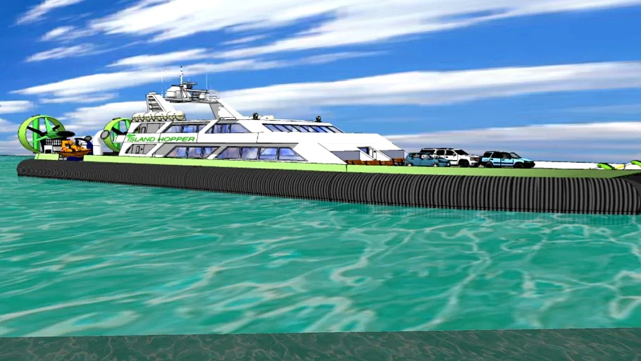 Hovercraft Island hopper