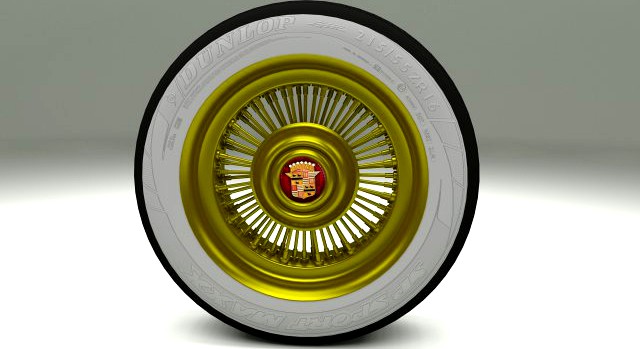 Cadillac Wheel 3D Model