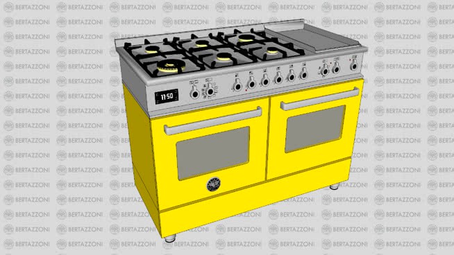 Fogao Bertazzoni PRO 120 6G MFE D GIT