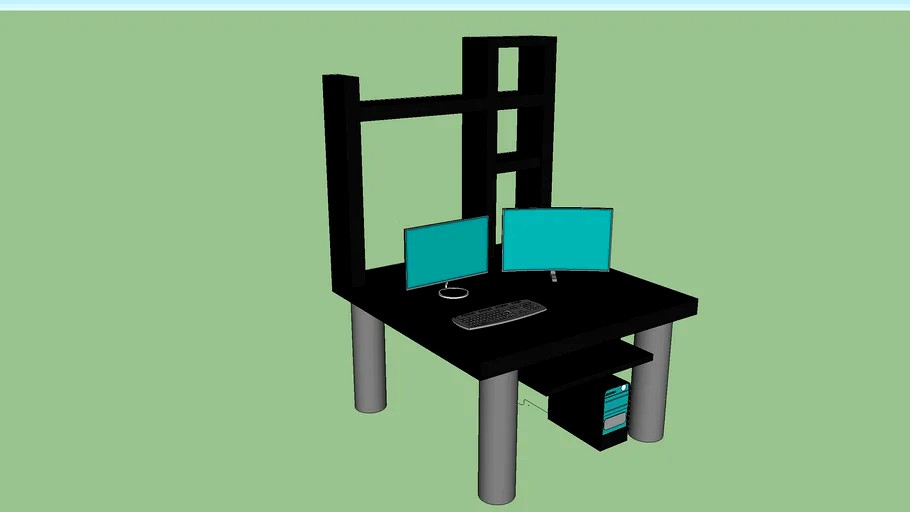Computer and table