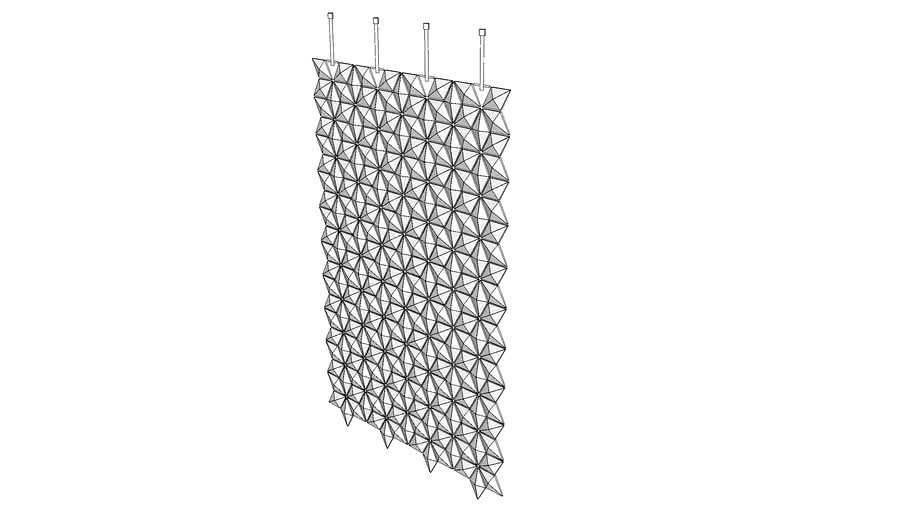 Hanging Room Divider Facet - DJ - W136 x H230cm