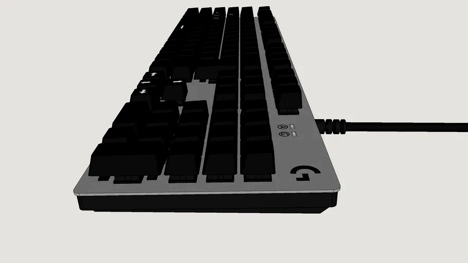 teclado Logitech G413 Silver Mechanical Backlit Gaming Keyboard