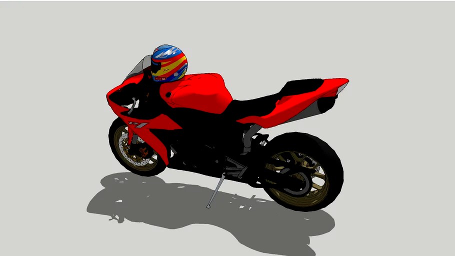 YAMAHA YZF R1 On Stand