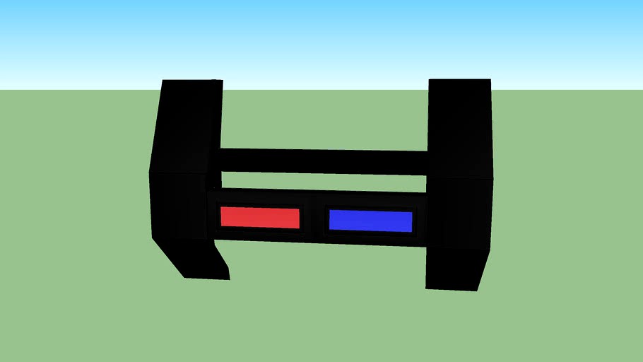 Pushbar Luxury Sedan With Flashers