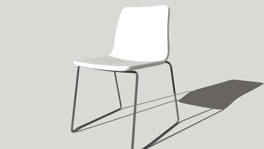Design white chair - EXPO design chair