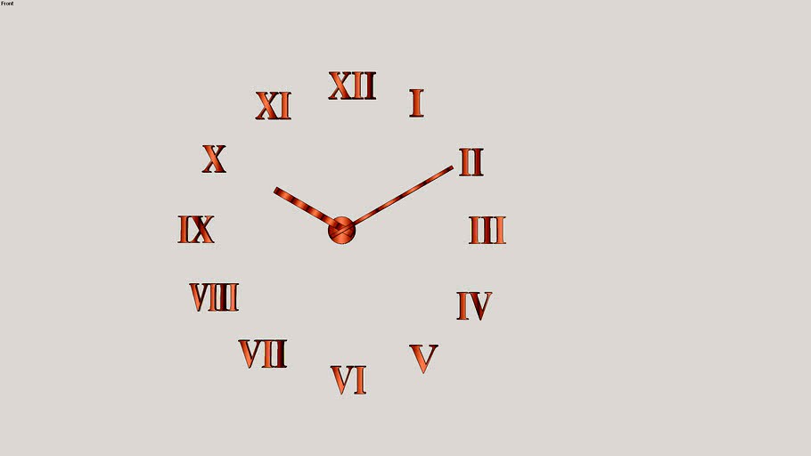 Relógio de Parede Roman