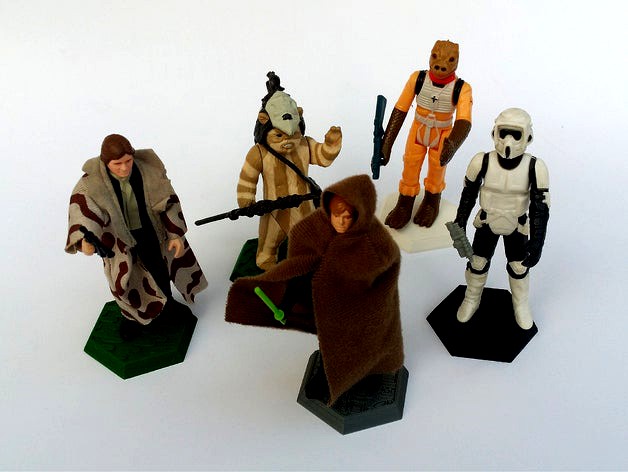 Support for Star Wars Kenner loose figures  by LITHINES
