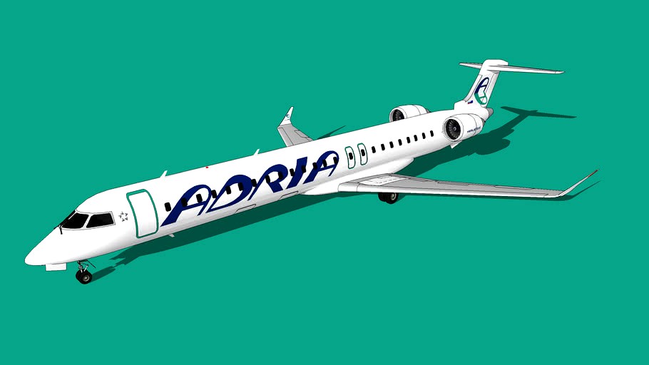 Adria Airways Bombardier CRJ-900ER (Canadair CL-600-2D24)