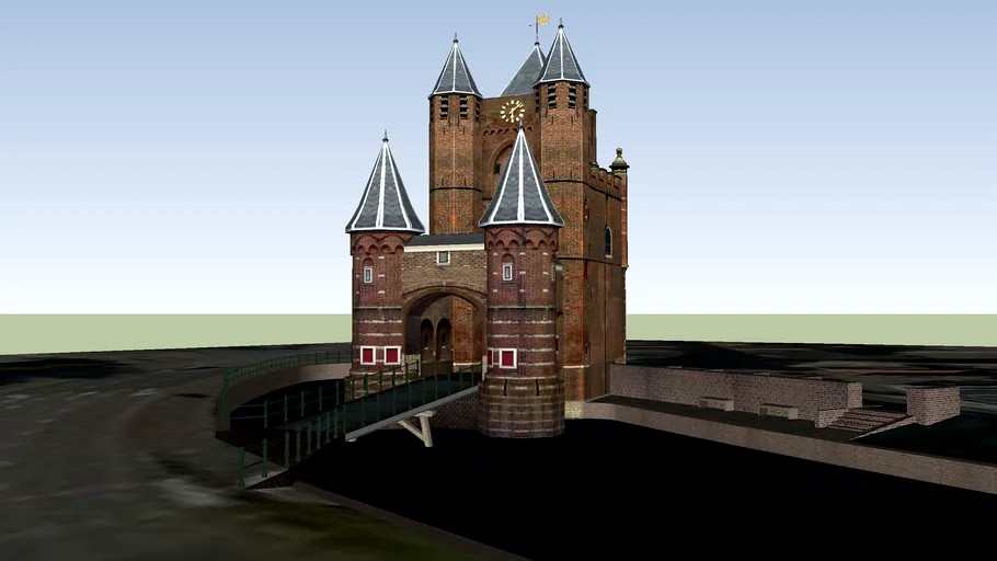 Old city gate, Haarlem