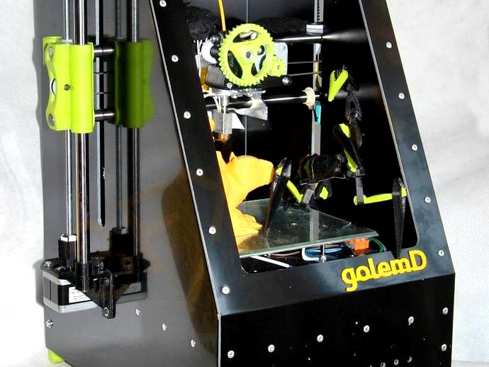 golemD - outside the box 3D printer by yru