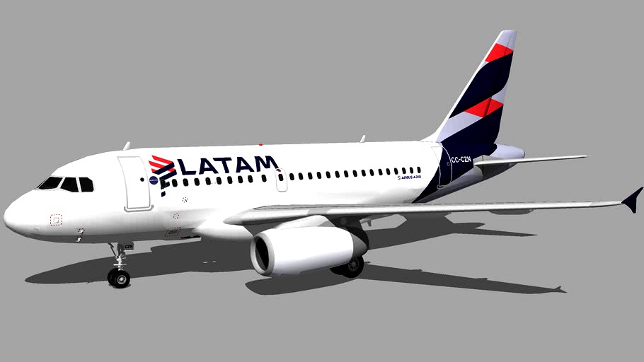 LATAM Chile (CC-CZN) - Airbus A318-121 (Fictional)