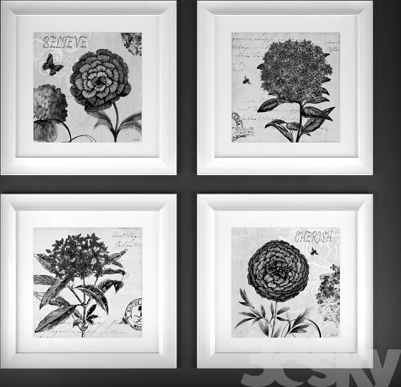 Collection of paintings &amp;quot;Flowers&amp;quot;
