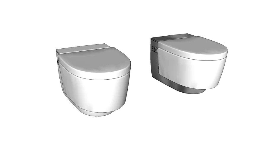 146.210 - Geberit AquaClean Mera Comfort WC complete solution, wall-hung WC