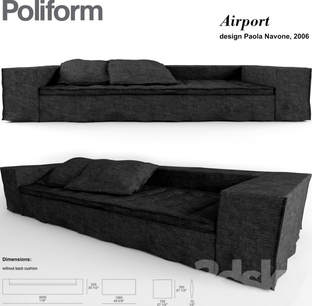 POLIFORM. Airport sofa