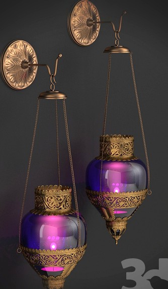 Bra Toscano Design sconce oriental