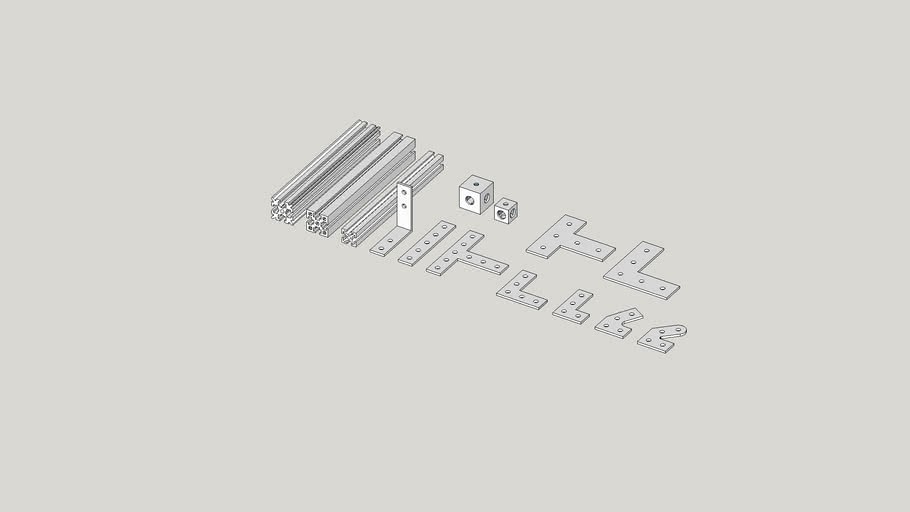 Makerbeam Xl Cad - The Best Picture Of Beam