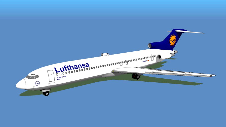 Lufthansa (1992) - Boeing 727-230/Adv
