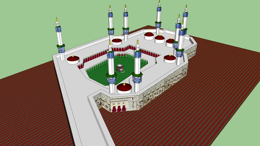 Masjid-Al-Haram (Holy Ka'aba) in Makkah Saudi Arabia