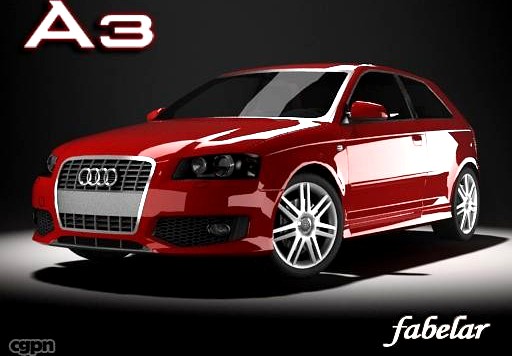 Audi A33d model
