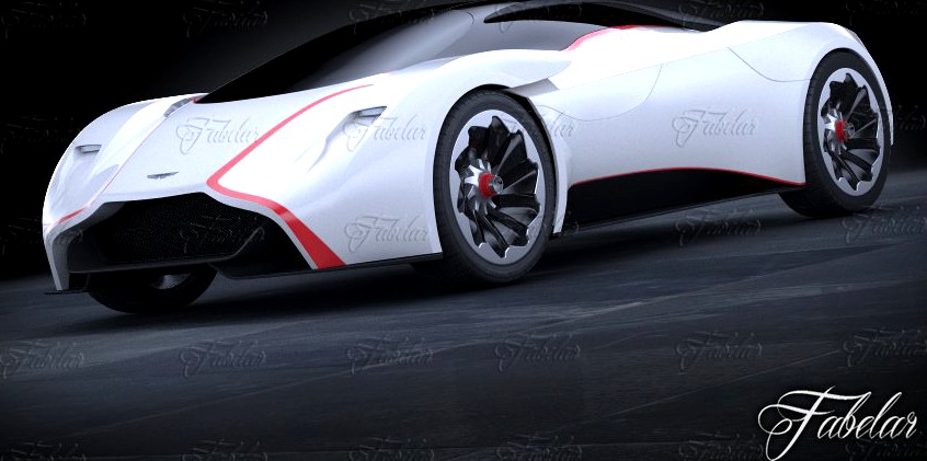 Aston Martin dp100 concept3d model