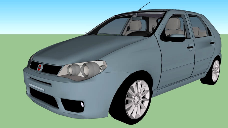 Fiat Palio 3D Model - 3DCADBrowser