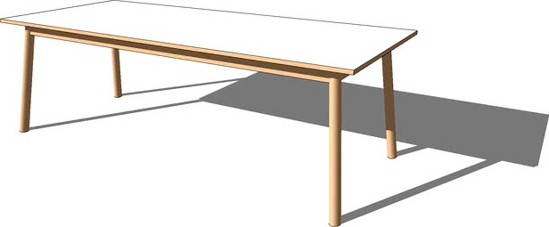 C35 C Dining table by Icons of Denmark