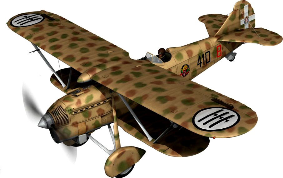 Fiat CR.32 - Italy Airforce - 410 Squadriglia3d model