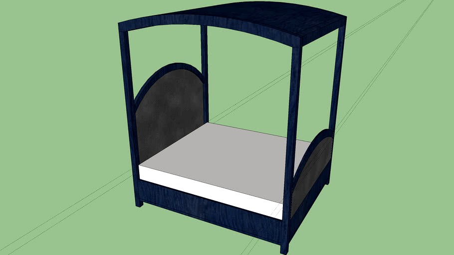 Canopy Bed 3d model