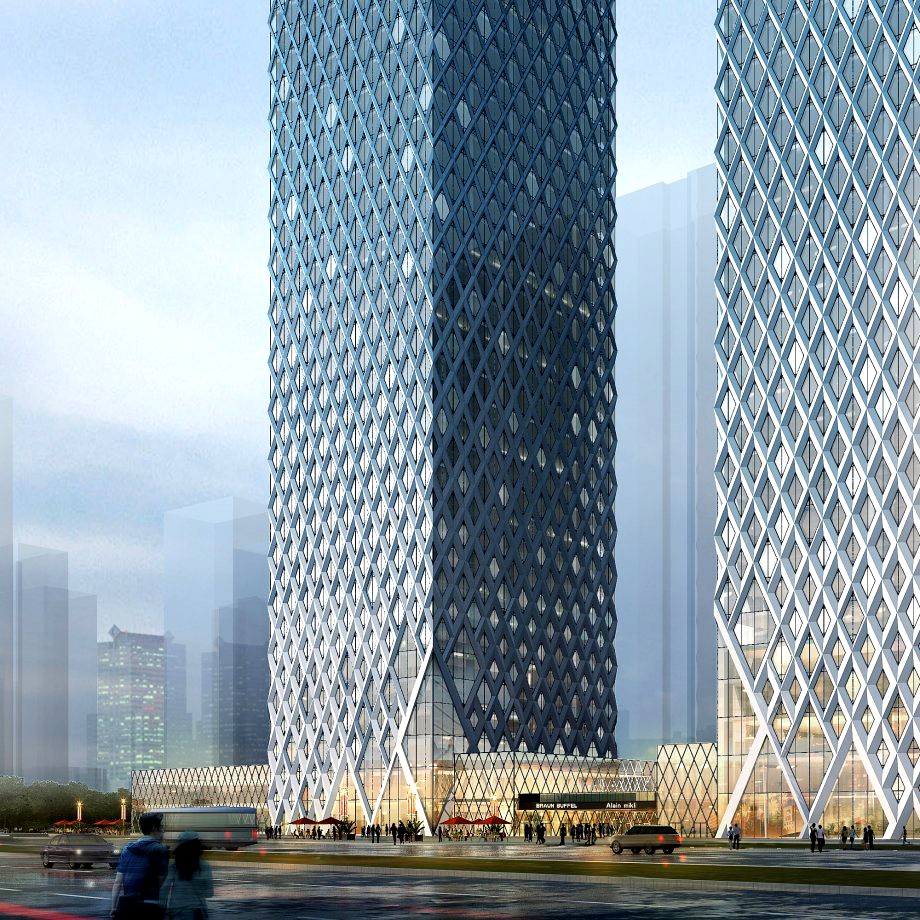 Skyscraper Office Building 0353d model