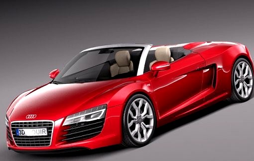 Audi R8 Spyder V10 20143d model