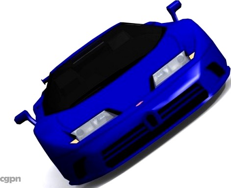 Bugatti Eb 110 S3d model