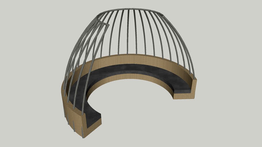 Sitting Sofa Cage Outdoor Circle