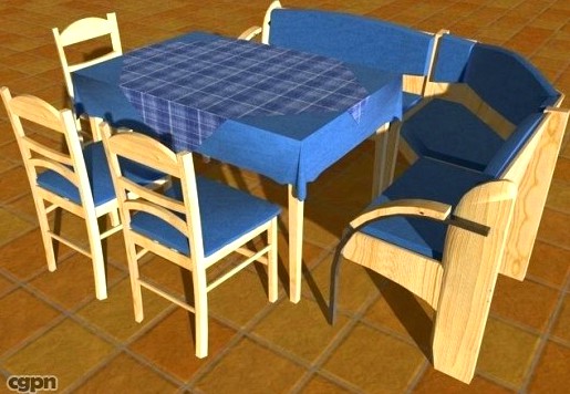 Dining table 33d model