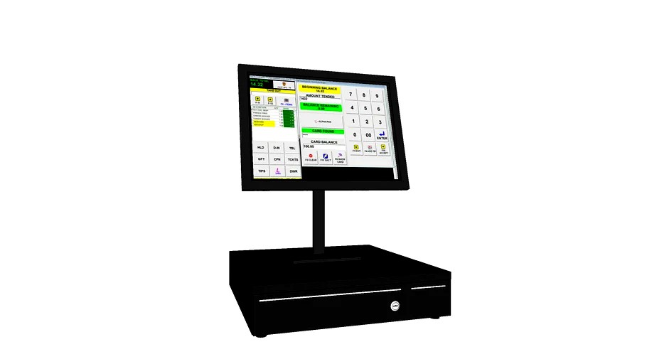 POS Counter System Set