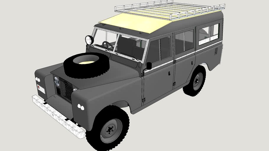 Land Rover SIIA 109 Station Wagon 10 seater 1958-1970 (v2)