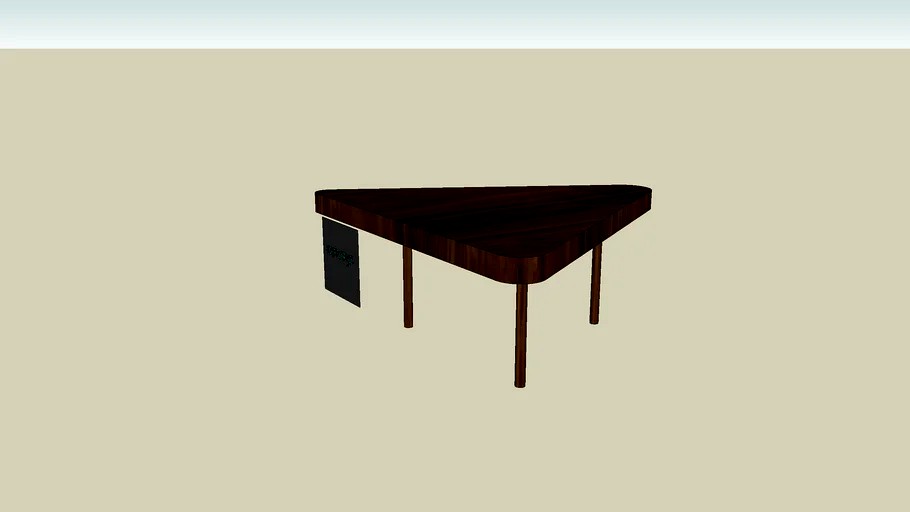 tea table-triangular
