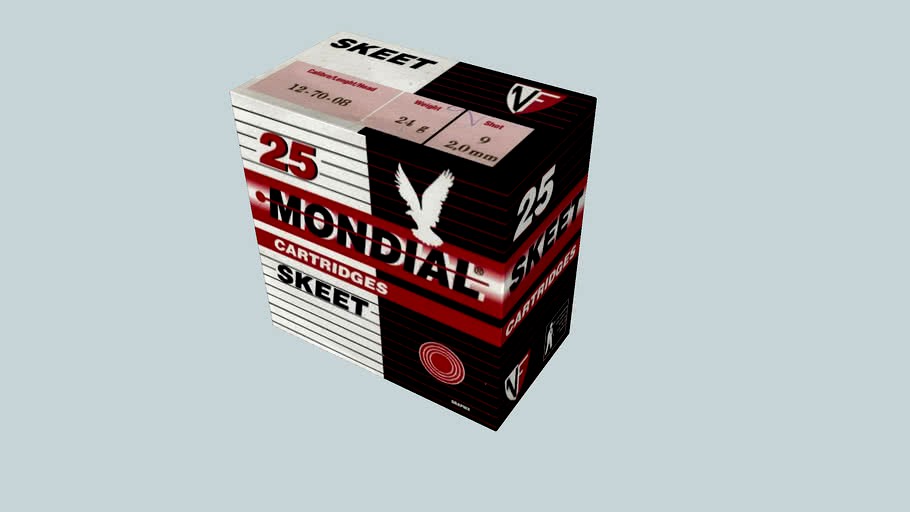 Nike-Fiochi Mondial Skeet 12/70 ammo box
