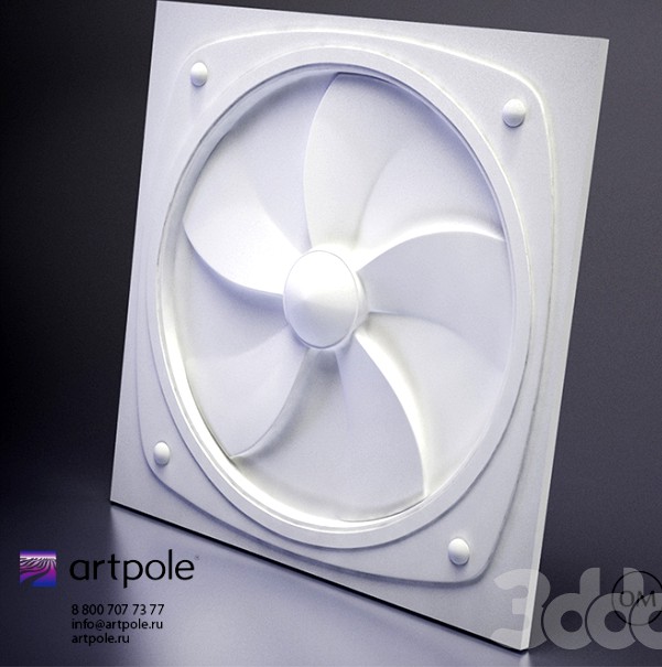 Гипсовая 3D панель Fallout от Artpole