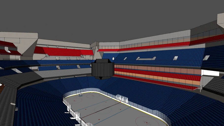 20,000 Seat Hockey and Basketball Concept Arena