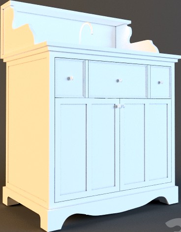 Тумба и умывальник potterybarn