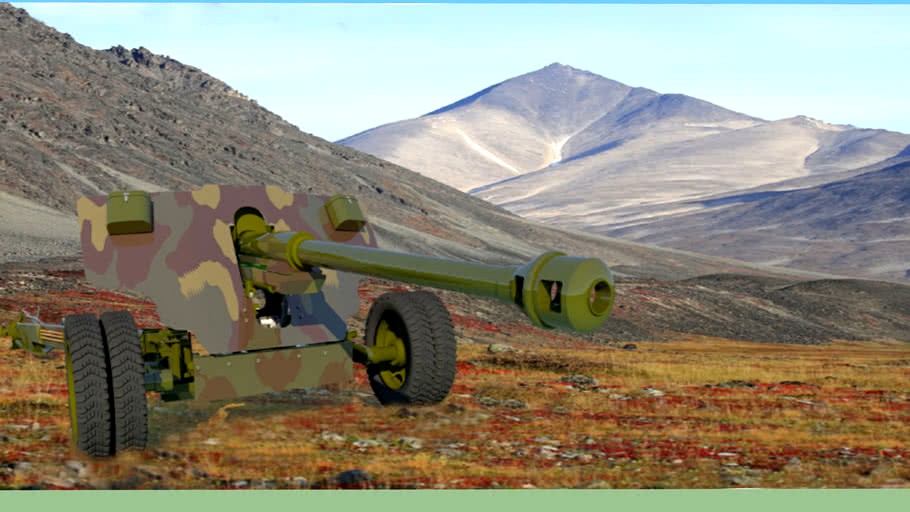 100MM - ANTI-TANK GUN - WW2 RED ARMY ANTI-TANK GUN -SOVIET ANTI TANK GUN ---- Historical
